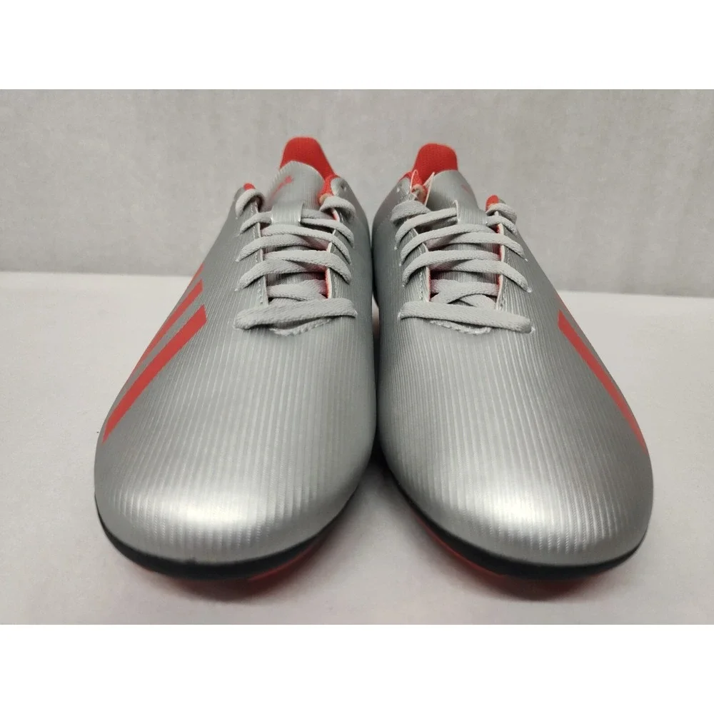 Adidas Kids' X 19.4 FxG‎ Outdoor Soccer Cleats F35362 Silver Metallic Red Sz 4.5